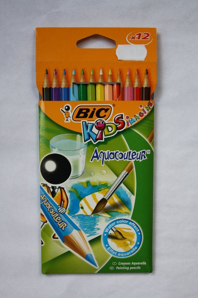 BIC Kids image aquacoleur 12 stuks, Ophalen of Verzenden, Nieuw, Waterverf