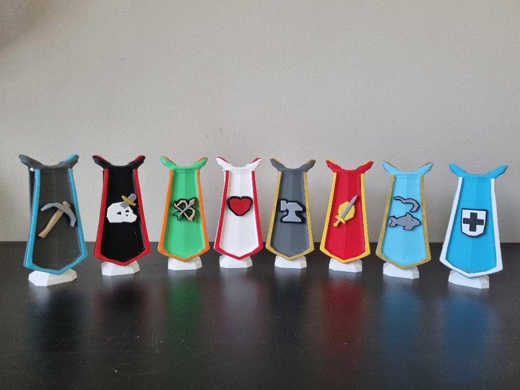 Runescape osrs skillcapes 99 met standaard - Alle mogelijk!, Huis en Inrichting, Woonaccessoires | Overige, Ophalen of Verzenden