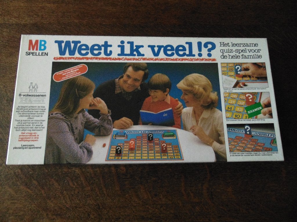 Weet ik Veel Spel van MB Het leerzame Quiz-spel, Hobby en Vrije tijd, Gezelschapsspellen | Bordspellen, Vijf spelers of meer, Ophalen of Verzenden