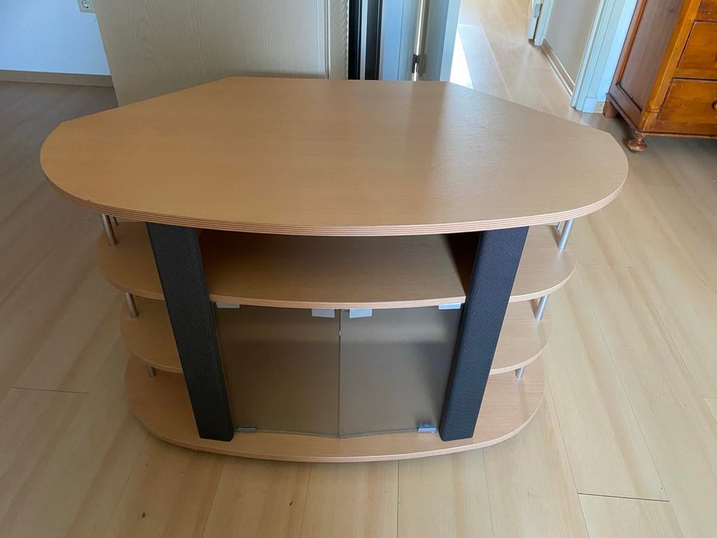 Hoekkast TV-meubel hout 105x60x67 cm, Ophalen, Gebruikt, 100 tot 150 cm, Minder dan 100 cm