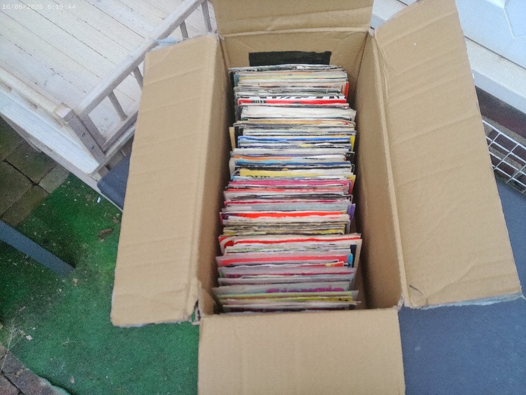 partij verzameling van rond de 160 vinyl singles, Cd's en Dvd's, Gebruikt, 7 inch, Single, Ophalen of Verzenden
