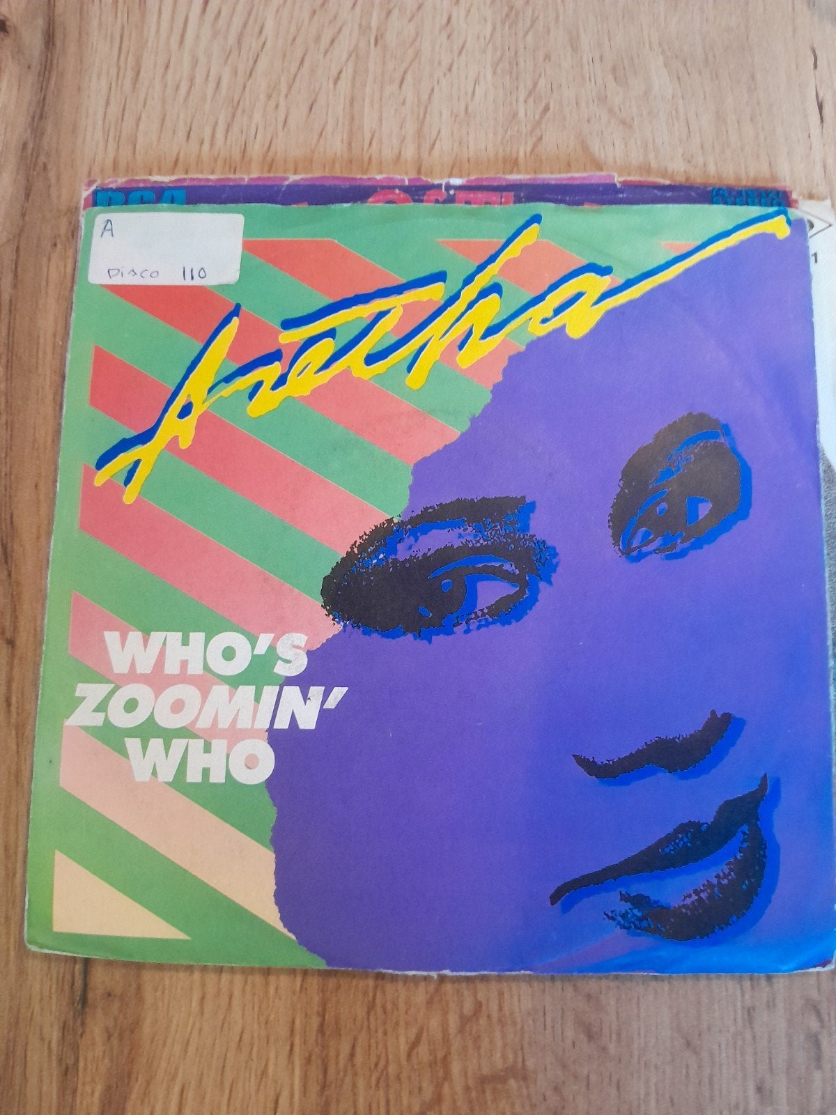 Aretha franklin 7inch who,s zoomin who, Cd's en Dvd's, Vinyl Singles, Ophalen of Verzenden, Zo goed als nieuw, Pop