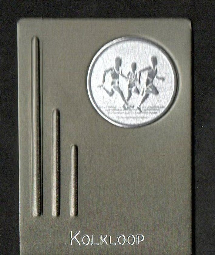 Medaille Blokzijl Kolkloop Jaren 90., Ophalen of Verzenden, Zo goed als nieuw