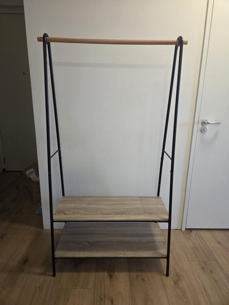 Kledingrek Xenos met planken - Zo goed als nieuw, Kleding | Dames, Kledingrekken, Ophalen, Zo goed als nieuw