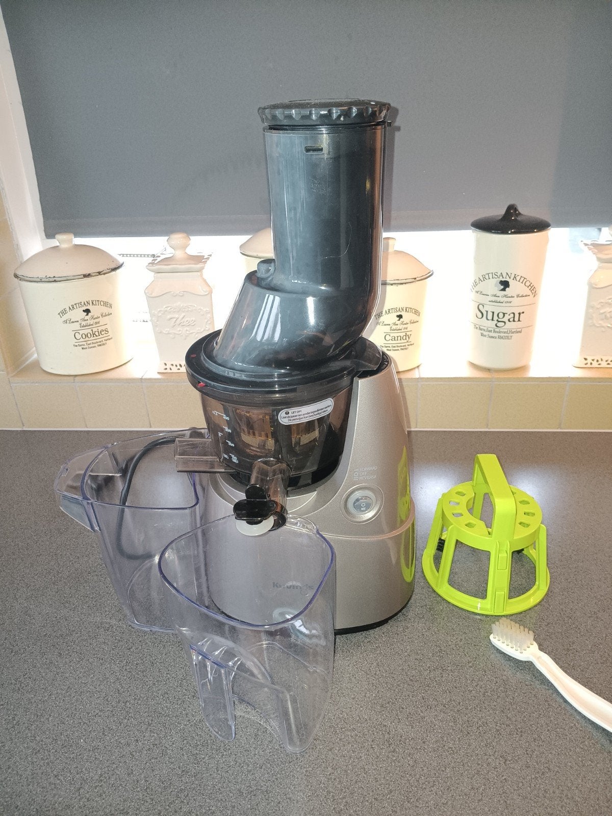 Kuvings slowjuicer, Ophalen of Verzenden, Zo goed als nieuw, Elektrisch, Slowjuicer