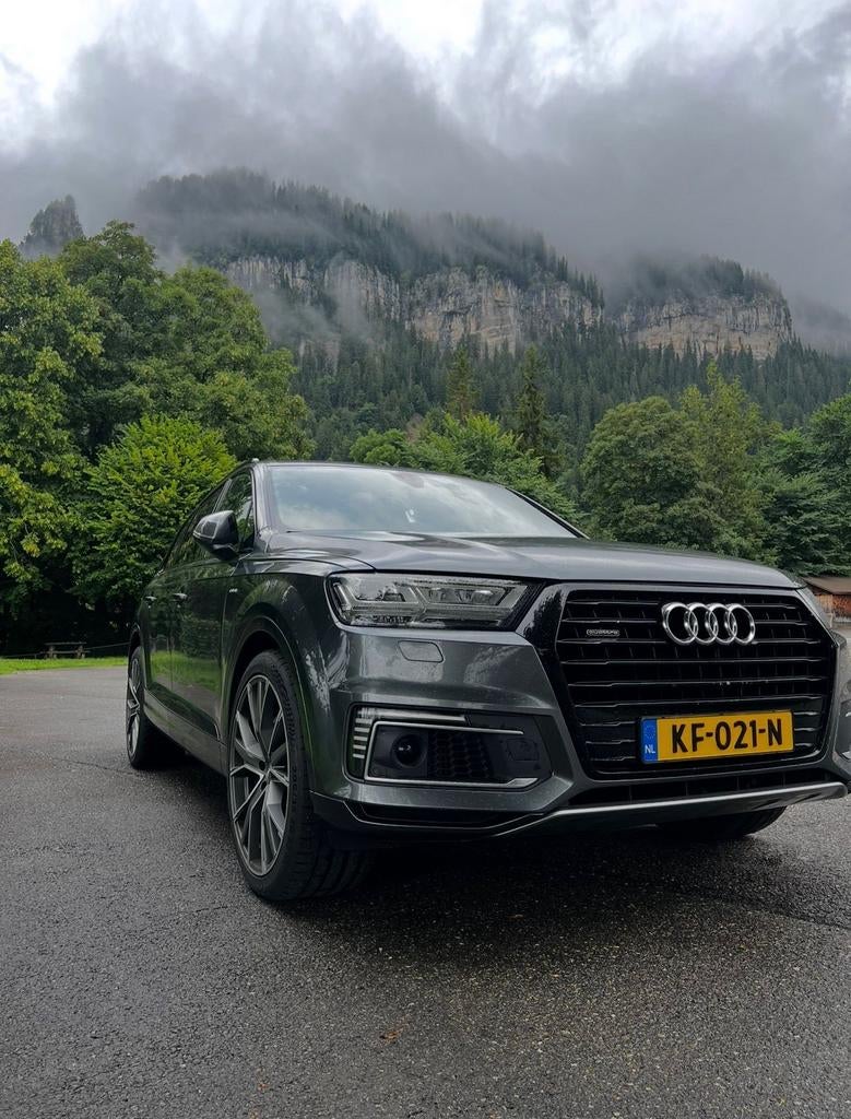 Audi Q7 3.0 TDI 374pk E-tron Quattro Tiptronic 2016 Grijs, Auto's, Audi, Automaat, 258 pk, 2420 kg, Bedrijf