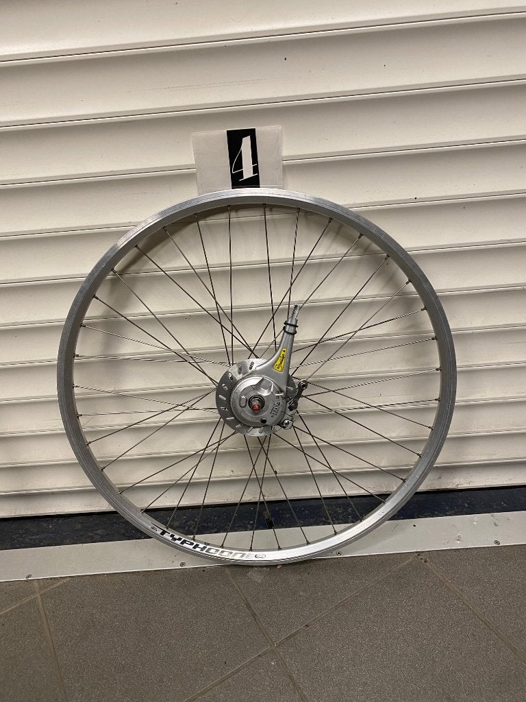 Fietswiel met naaf en spaken - Gebruikt, Fietsen en Brommers, Gebruikt, Onbekend, Stadsfiets, Aluminium