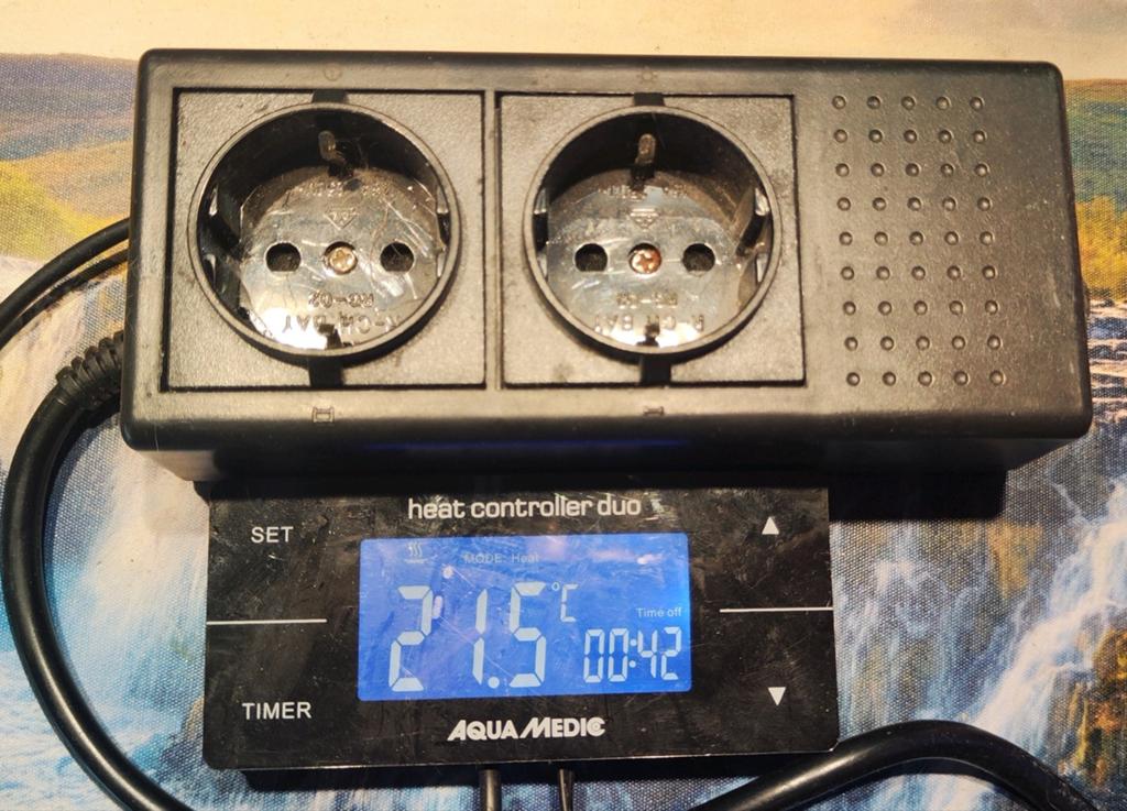 Aqua Medic Heat Controller Duo voor zeeaquarium, Ophalen of Verzenden, Zo goed als nieuw, Verlichting of Verwarming
