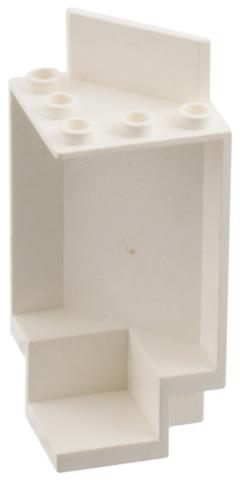 Lego White Panel 3 x 3 x 6 Corner Wall, Gebruikt, Overige thema's, Lego, Ophalen of Verzenden