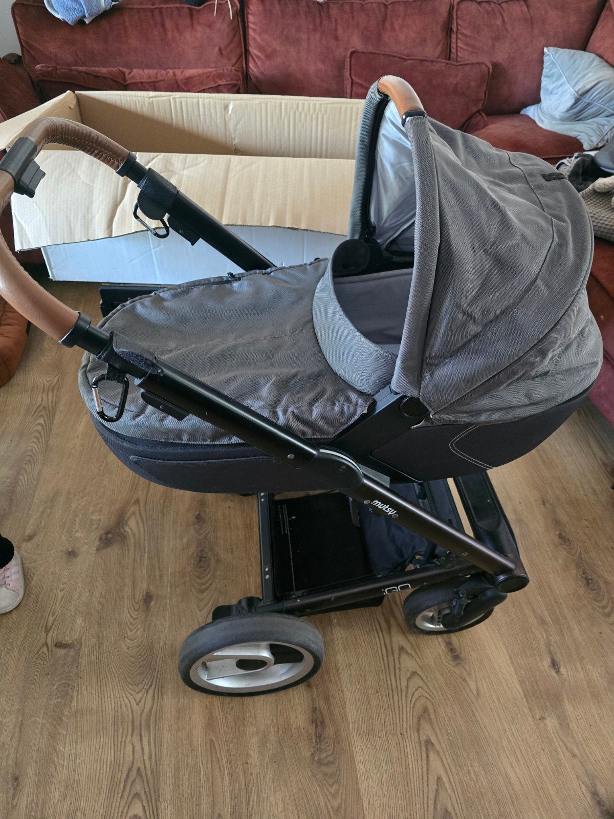 Mutsy Igo Urban Nomad Combiwagen met veel accessoires, Ophalen, Gebruikt, Mutsy