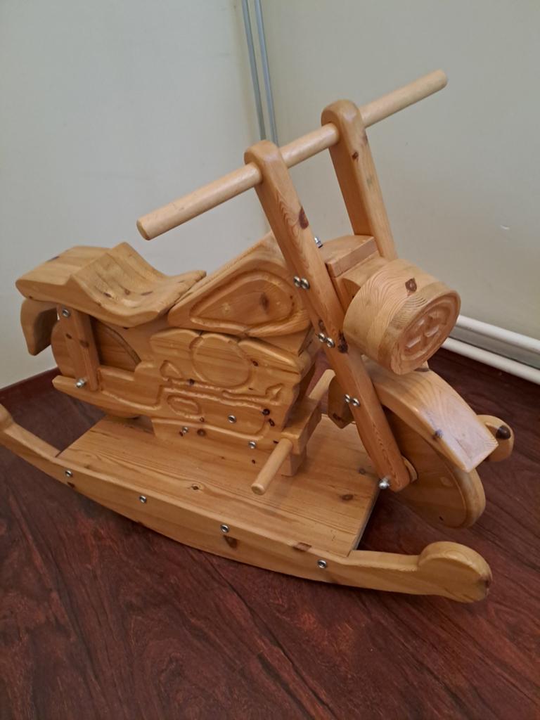 Kinder motor hobbel motor, Ophalen, Loopfiets