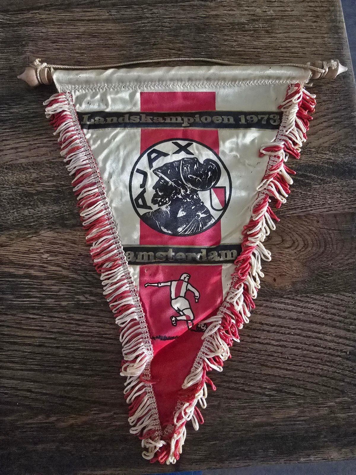 Vintage Ajax Landskampioen 1973 Vaantje, Ophalen of Verzenden, Gebruikt, Ajax