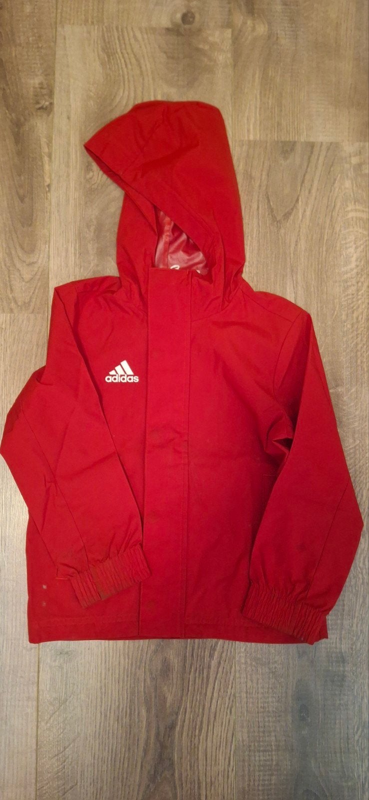 Adidas regenjas maat 116, Kinderen en Baby's, Kinderkleding | Maat 116, Ophalen, Gebruikt, Adidas, Jas