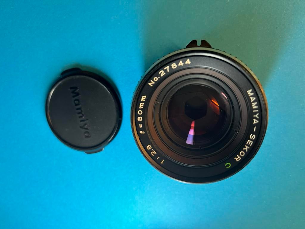 Mamiya Sekor C 80mm / Macro / 150mm + M645 backs + extras, Audio, Tv en Foto, Ophalen of Verzenden, Zo goed als nieuw, Spiegelreflex