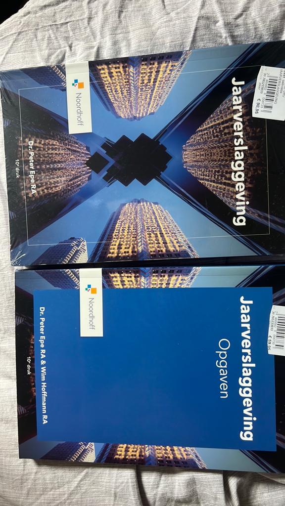 Jaarverslaggeving & Jaarverslaggeving opgaven, Boeken, Ophalen of Verzenden, Nieuw, Overige niveaus, Overige vakken