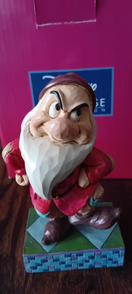 Grumpy Beeldje Disney Traditions Jim Shore  - Nieuwstaat, Verzamelen, Disney, Nieuw, Beeldje of Figuurtje, Ophalen of Verzenden