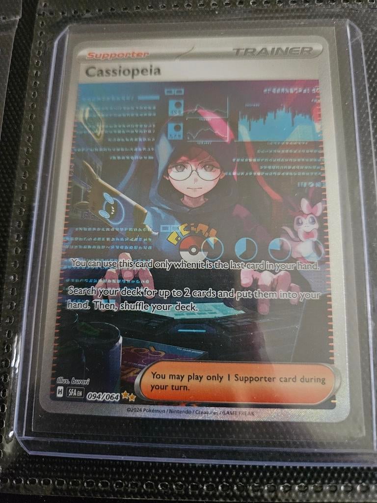 Pokemon Cassiopeia 094/064 Shrouded Fable, Ophalen of Verzenden, Zo goed als nieuw, Losse kaart, Foil
