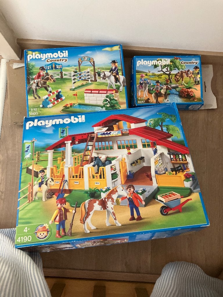 Playmobil 4190 , 6930 , 6947, Complete set, Overige typen, Ophalen of Verzenden, Zo goed als nieuw