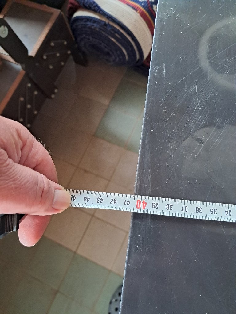 Zwarte metalen trolley bijzettafel roltafel  CS27266, Ophalen, Gebruikt, Trolley, Verrijdbaar