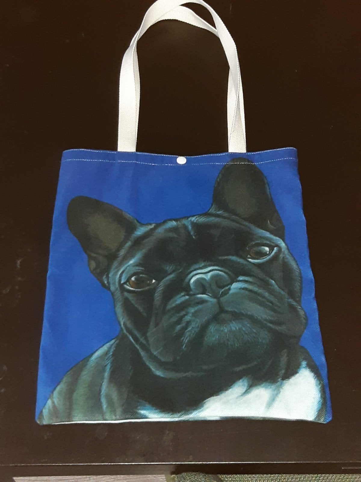 Franse Bulldog linnen schouder tas nieuw, Ophalen of Verzenden, Nieuw