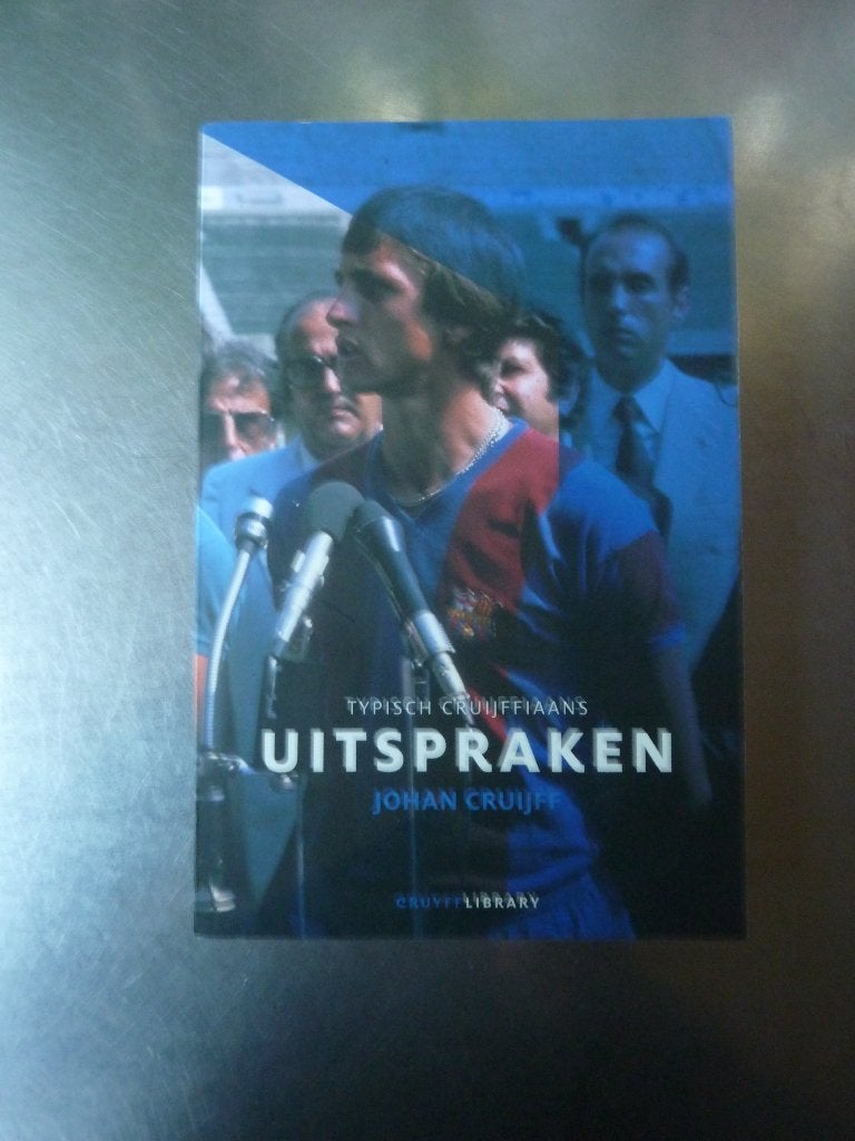 Uitspraken een biografie in citaten Johan Cruijff, Boeken, Ophalen of Verzenden, Zo goed als nieuw, Balsport