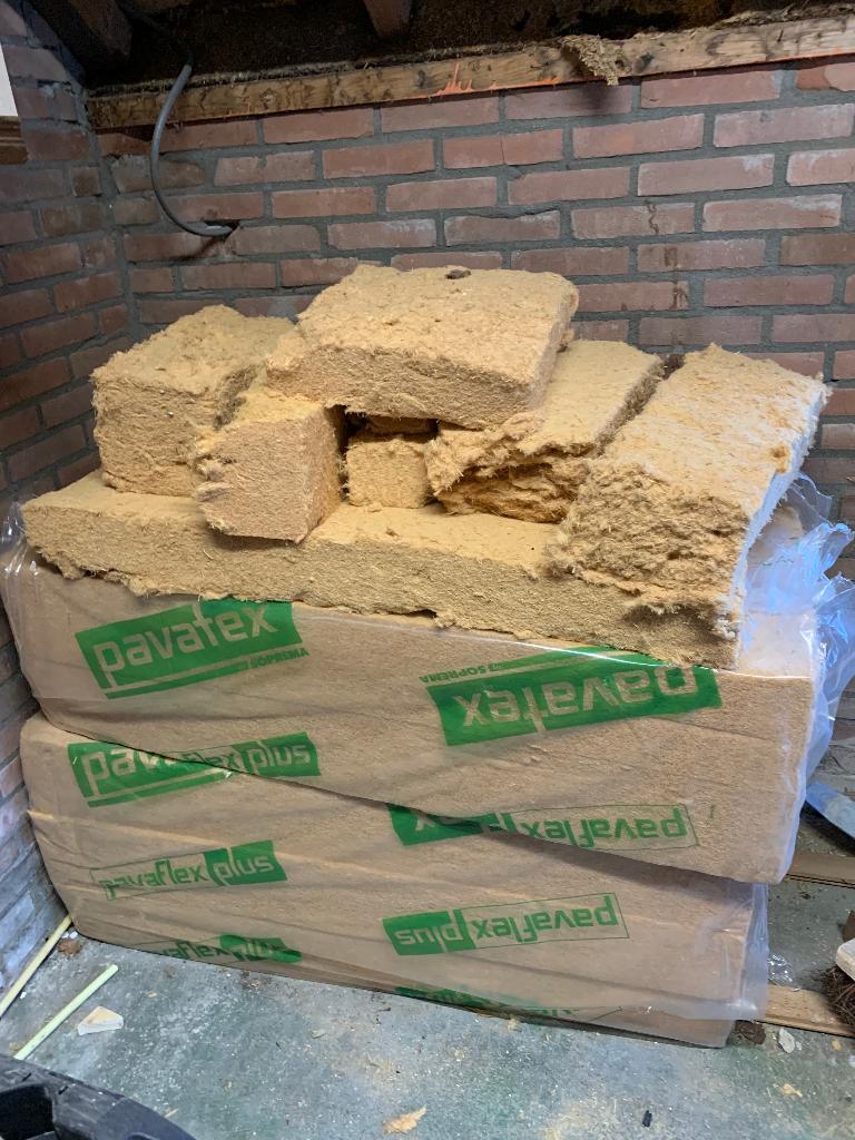 Pavaflex Plus houtvezelplaat 180 mm, Doe-het-zelf en Verbouw, Ophalen, 12 cm of meer, Nieuw, Minder dan 5 m²
