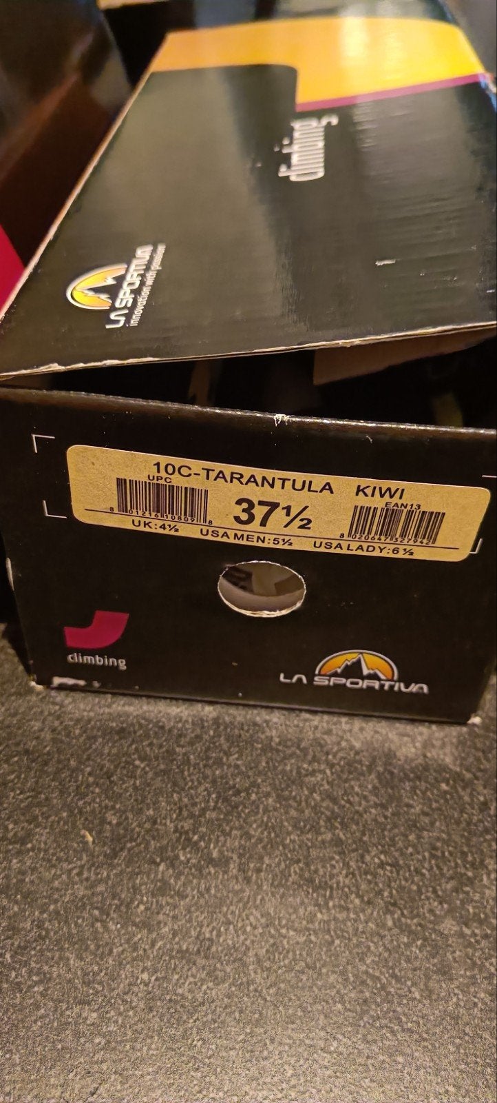 La Sportiva Tarantula Klimschoenen - Maat 37.5 - Zo goed als, Sport en Fitness, Klimsport, Ophalen of Verzenden, Zo goed als nieuw