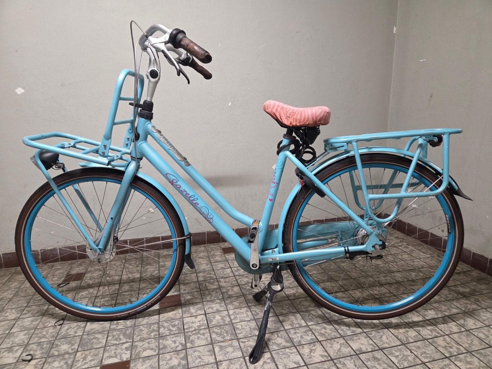 Gazelle Miss Grace transportfiets, Ophalen, Terugtraprem, Gebruikt, Versnellingen