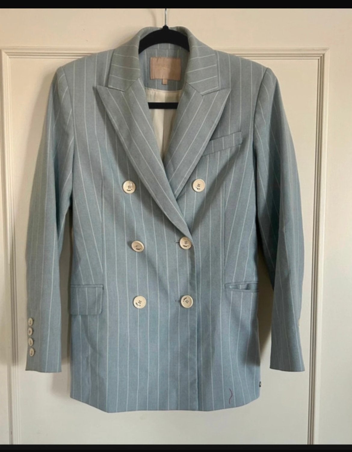 Light Blue JoshV, Josh V Pleun blazer in XS, Ophalen, Blauw, Zo goed als nieuw, Jasje