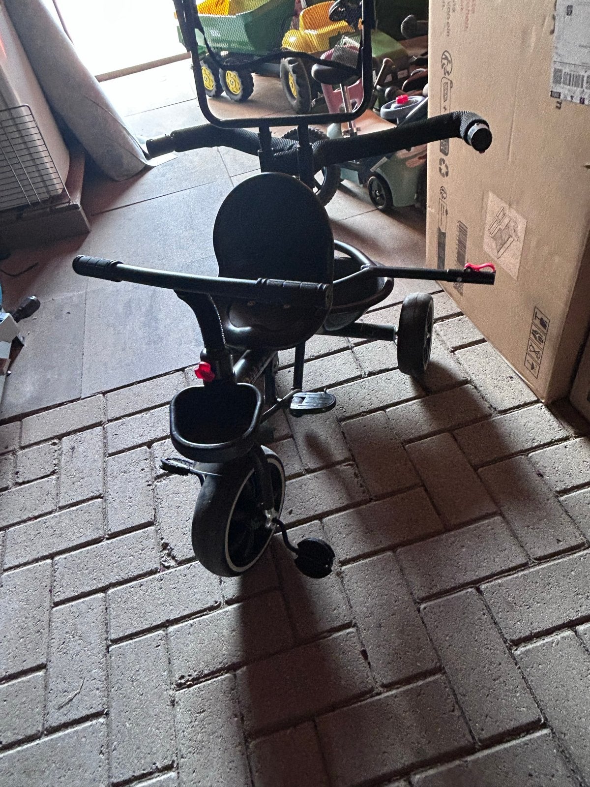Gratis driewieler - duwstang defect, Ophalen, Gebruikt, Duwstang