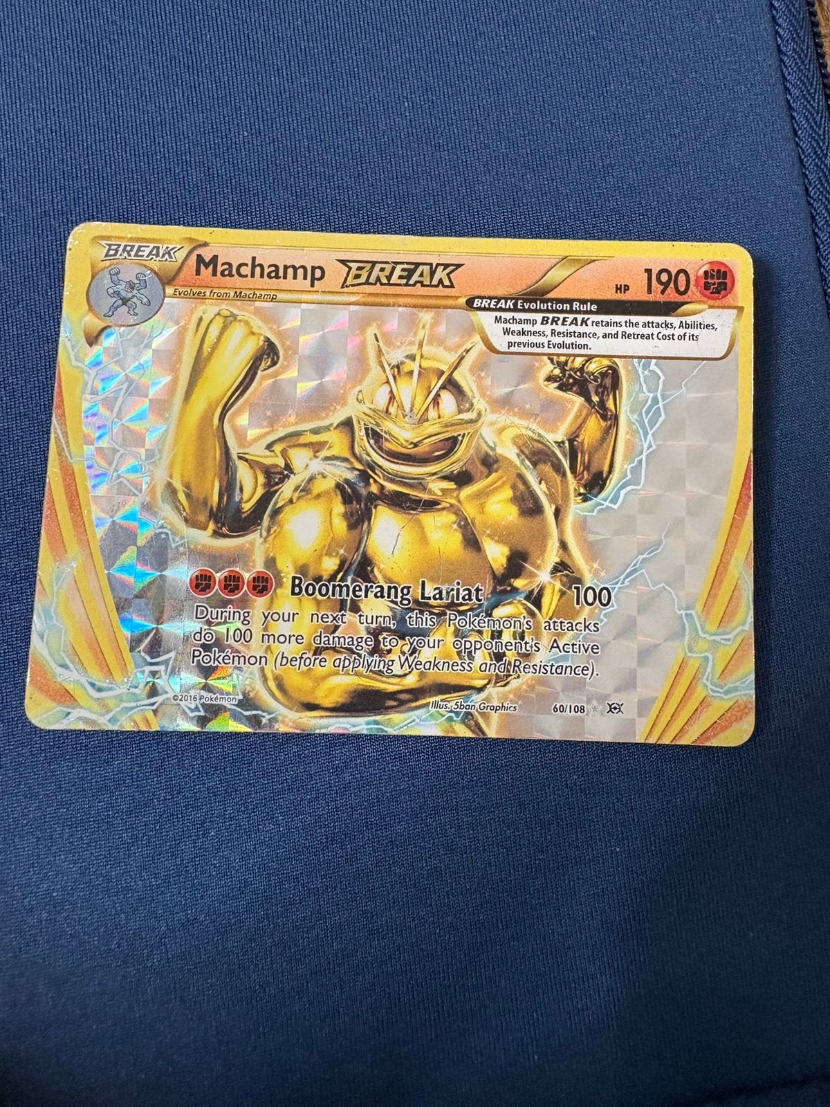 Pokémon Machamp BREAK 60/108 – XY Evolutions, Ophalen of Verzenden, Gebruikt, Losse kaart