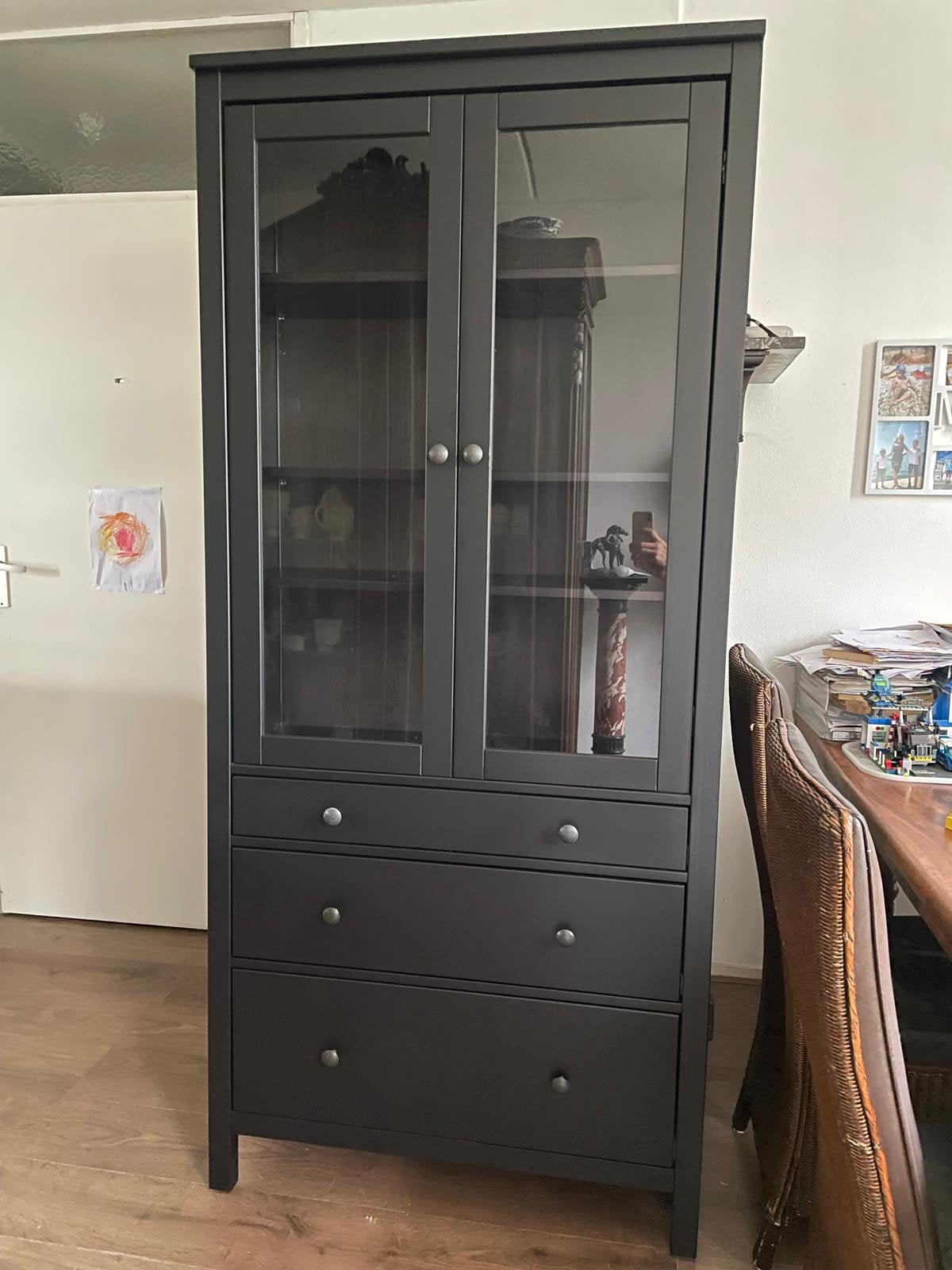 Hemnes vitrinekast, Ophalen of Verzenden