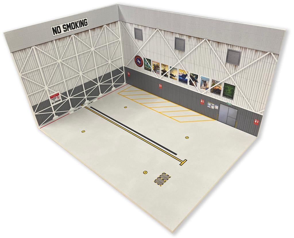 Diorama base 1:48 Airforce hangar, Hobby en Vrije tijd, Modelbouw | Vliegtuigen en Helikopters, Ophalen of Verzenden, Zo goed als nieuw