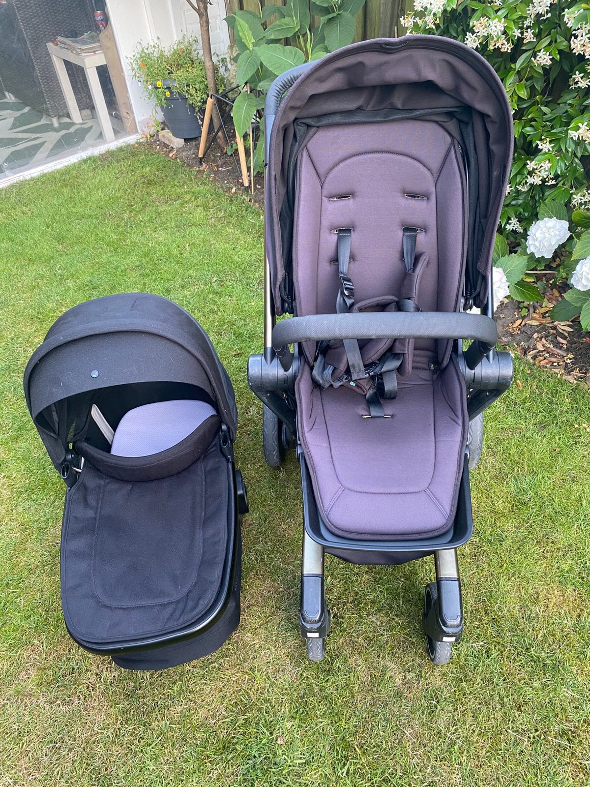 Joolz Hub+Kinderwagen-brillant Black, Overige merken, Gebruikt, Ophalen of Verzenden, Combiwagen