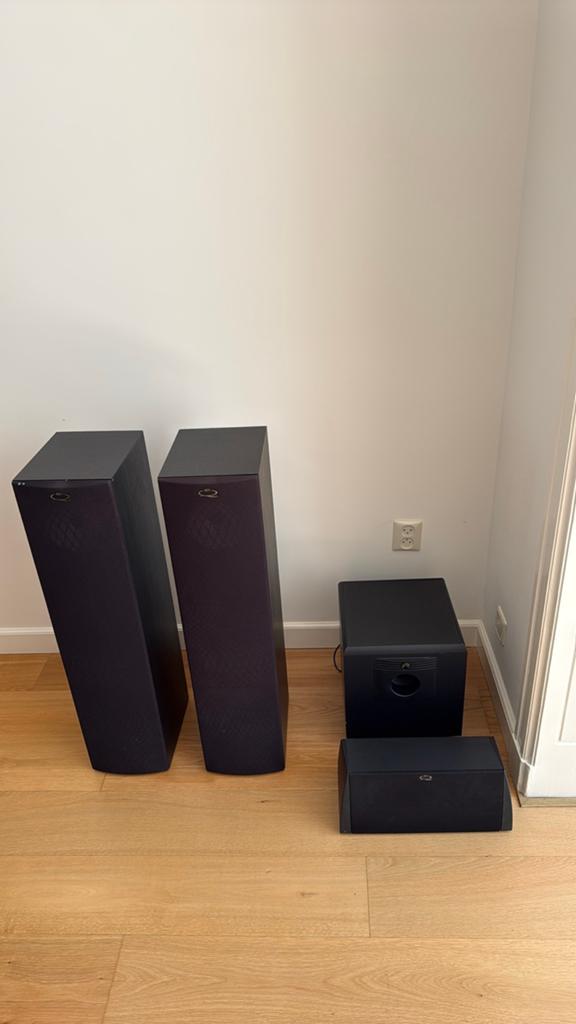 Complete Surroundset met Subwoofer en Center Speaker, Audio, Tv en Foto, Luidsprekers, Overige merken, Gebruikt, Ophalen of Verzenden