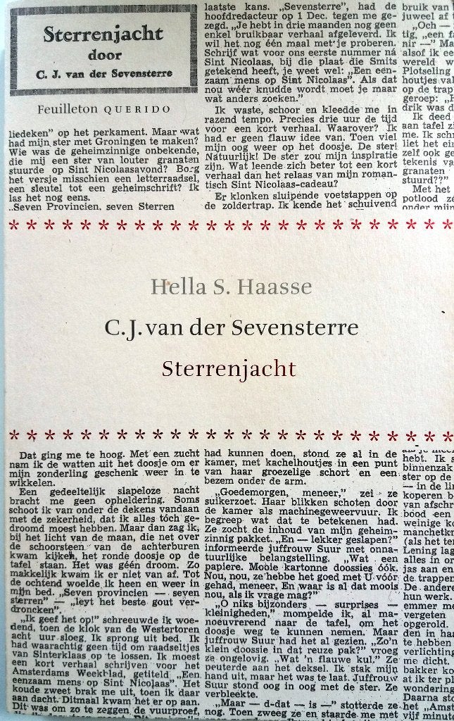 Hella S. Haasse - Sterrenjacht, Boeken, Ophalen of Verzenden, Gelezen, Nederland