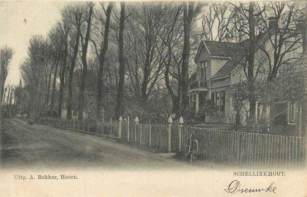 304-220-029 Schellinkhout, Verzenden, Voor 1920, Noord-Holland