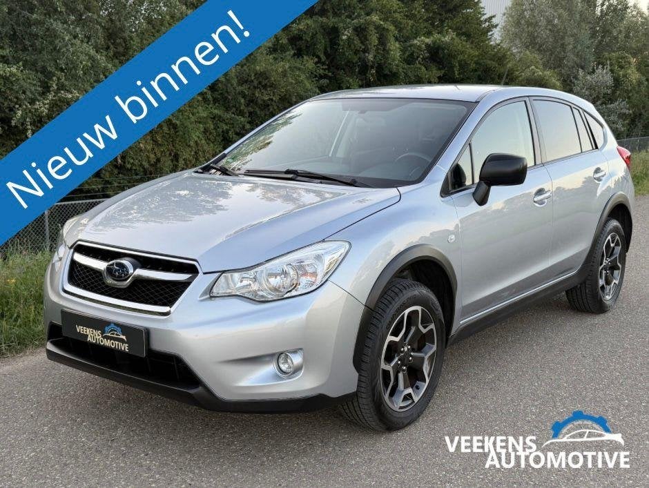Subaru XV 1.6 I Automaat 84KW 2014 Grijs *Trekhaak*Airco*, Auto's, Euro 5, Stof, Zwart, 4 cilinders