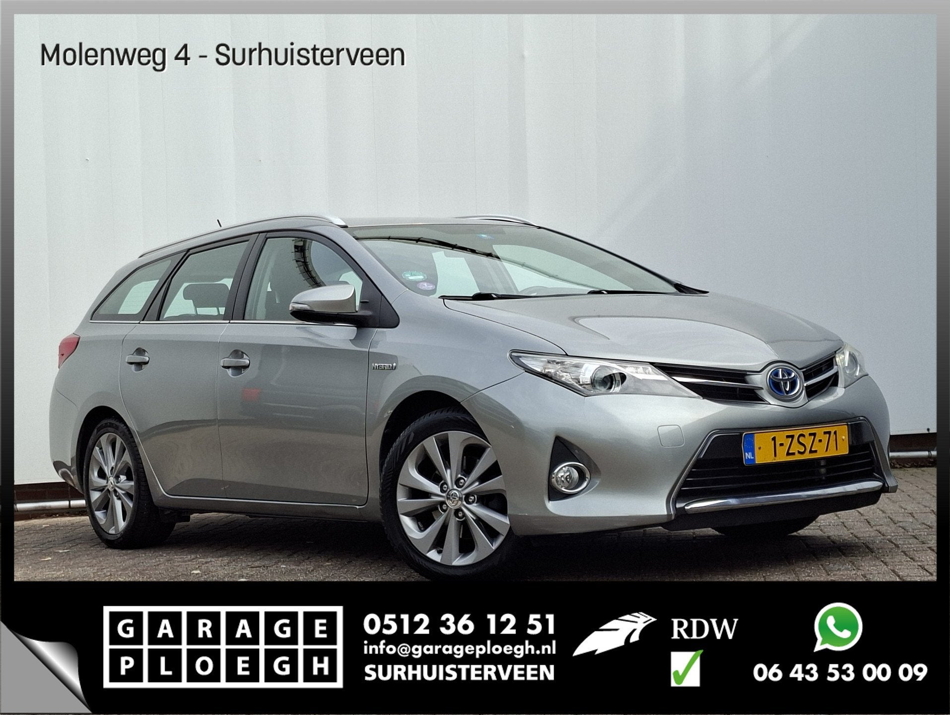 Toyota Auris Touring Sports 1.8 Hybrid Navi Clima Trekhaak V, Euro 5, Gebruikt, Hybride Elektrisch/Benzine, 25 km/l