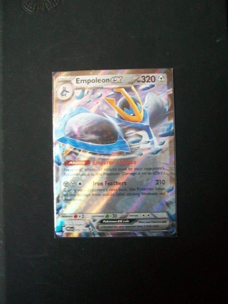 3242. Nieuwe Pokemon Kaart EMPOLEON EX HP 320 (070/094), Verzenden, Nieuw, Losse kaart, Foil