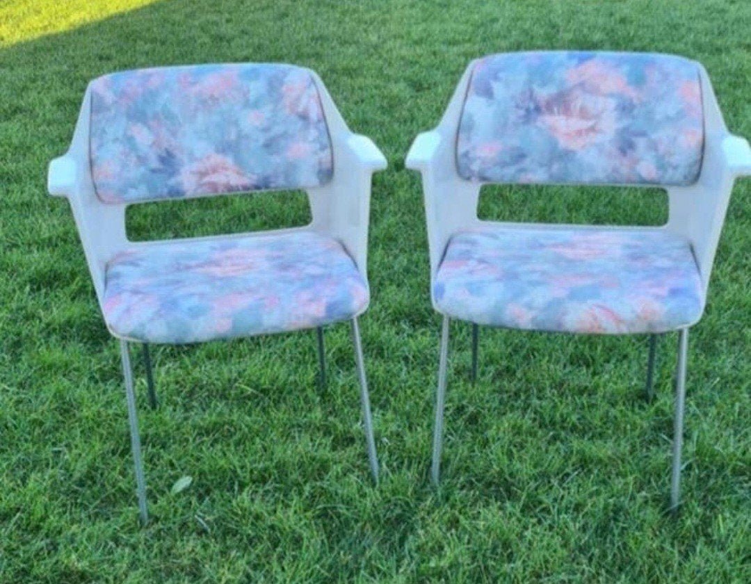 2 Gispen Model 2225 stoelen - A.R. Cordemeyer - Vintage, Huis en Inrichting, Ophalen, Vintage, Twee