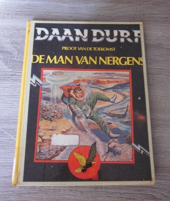 daan durf de man van nergens piloot van de toekomst strip ne, Eén stripboek, Ophalen of Verzenden, Gelezen