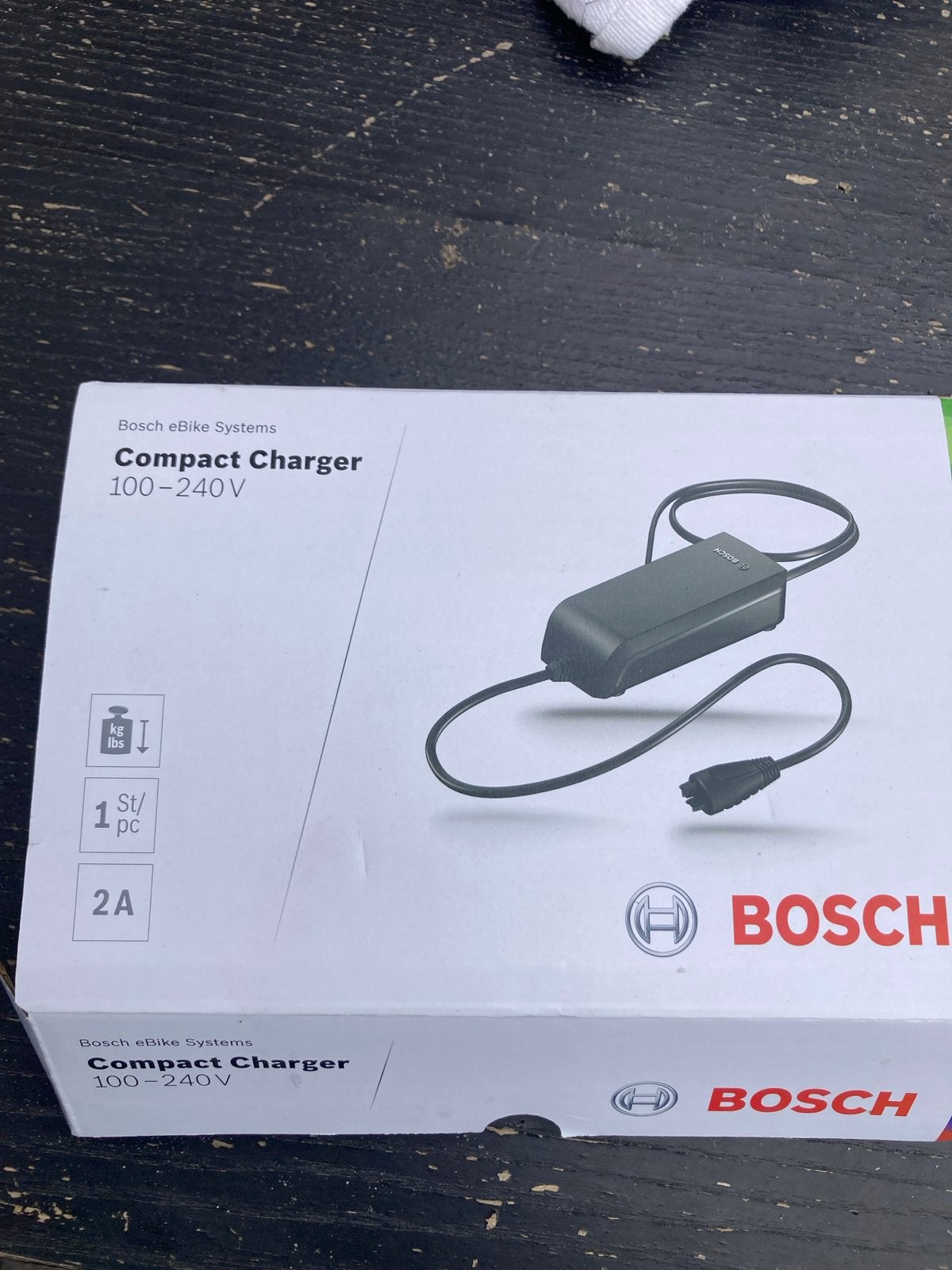 Bosch eBike Compact Charger 2A - Zo goed als nieuw, Fietsen en Brommers, Fietsaccessoires | Fietsaccu's, Ophalen, Zo goed als nieuw