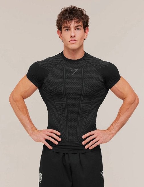 NIEUW Limited Gymshark Onyx V1 Black Size L, Maat 52/54 (L), Fitness, Nieuw, Ophalen of Verzenden