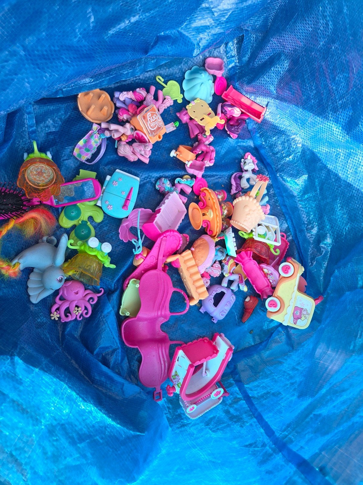 Grote tas vol My Little Pony huisjes en pony's, Kinderen en Baby's, Speelgoed | My Little Pony, Gebruikt, Ophalen of Verzenden