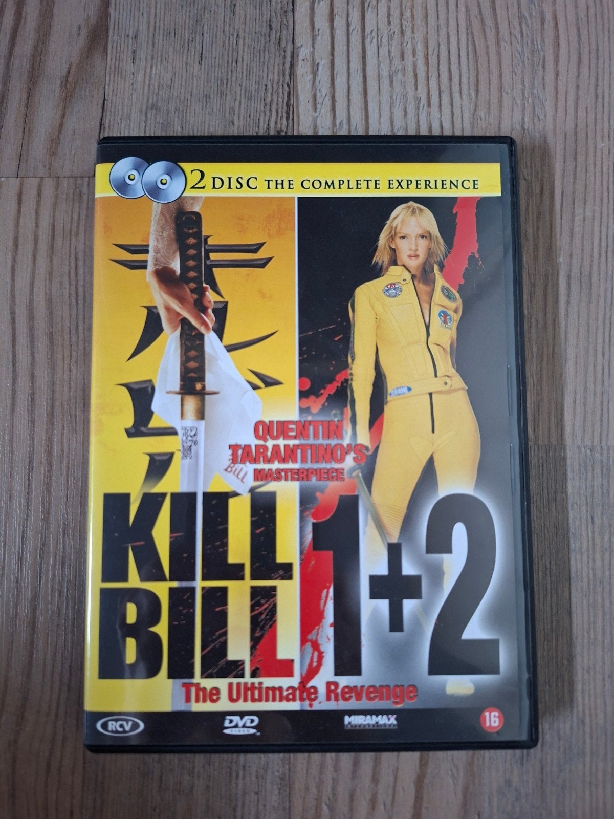 Kill Bill 1+2 - The Ultimate Revenge (2 DVD's), Vanaf 16 jaar, Nederlands, Actie, Inclusief doosje