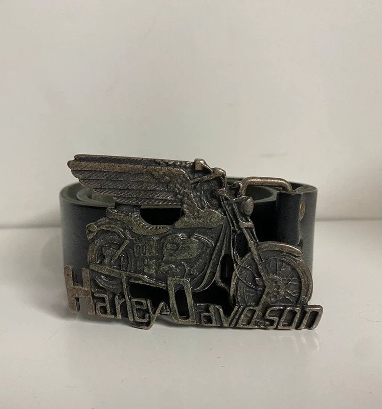 Harley Davidson| riem met gesp, Kleding | Heren, Riemen en Ceinturen, Minder dan 95 cm, Ophalen of Verzenden, Harley Davidson