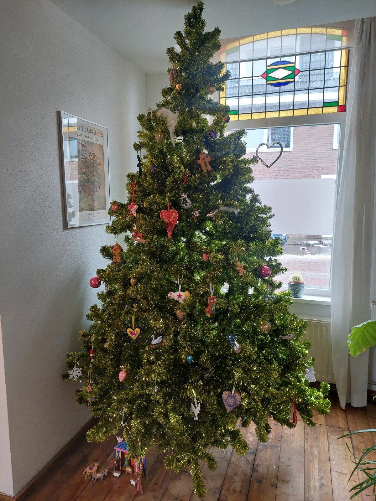 Sissyboy kerstboom met versiering., Ophalen of Verzenden, Zo goed als nieuw