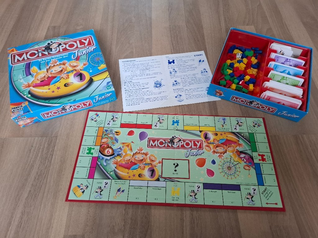 Monopoly Junior Kermis editie, Drie of vier spelers, Ophalen of Verzenden, Gebruikt, Parker