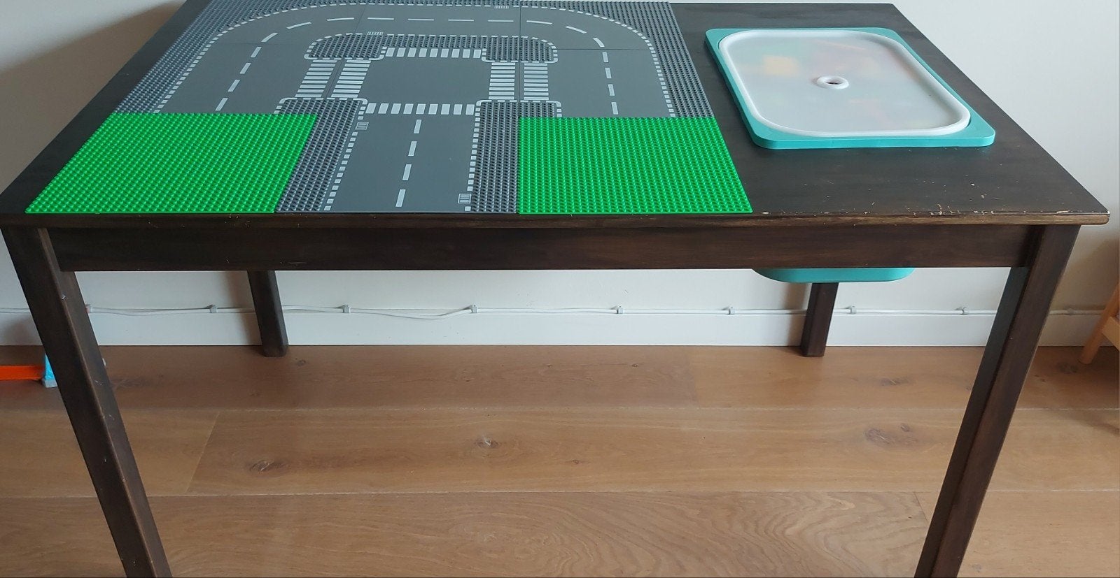 Legotafel, Ophalen, Gebruikt